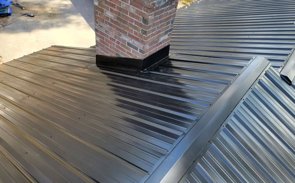 Roof With Chimney